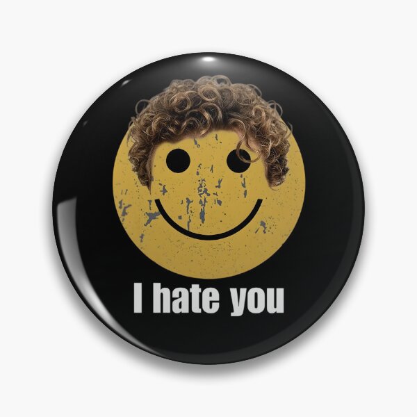 Item preview, Distressed Smiley I Hate You - Funny Harry Meme designed and sold by sapnaela.