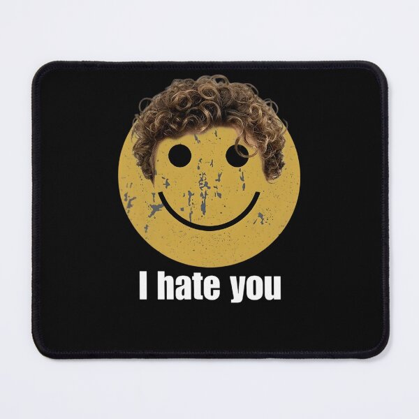 Item preview, Distressed Smiley I Hate You - Funny Harry Meme designed and sold by sapnaela.