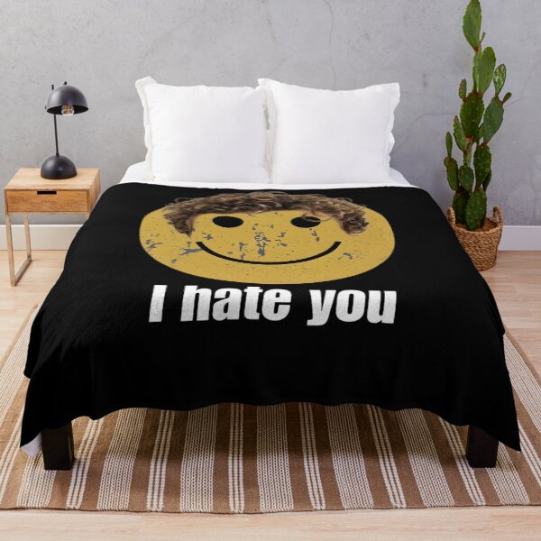 Item preview, Distressed Smiley I Hate You - Funny Harry Meme designed and sold by sapnaela.