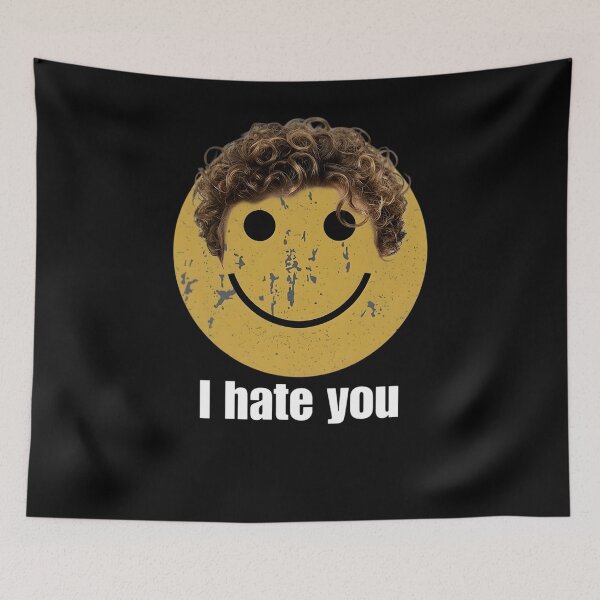 Item preview, Distressed Smiley I Hate You - Funny Harry Meme designed and sold by sapnaela.