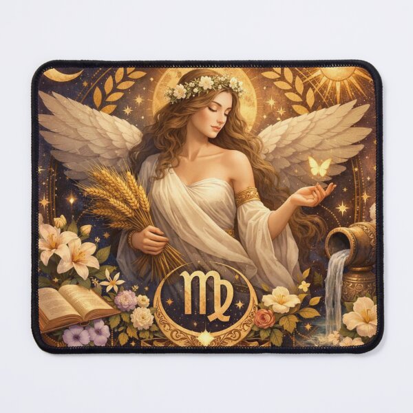 Item preview, Aesthetic Virgo Zodiac Sign Celestial Goddess Astrology Design designed and sold by Sanika arts .