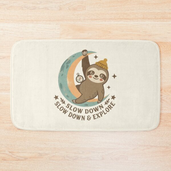 Item preview, Retro Kawaii Sloth Moon Adventure designed and sold by dreephic22.