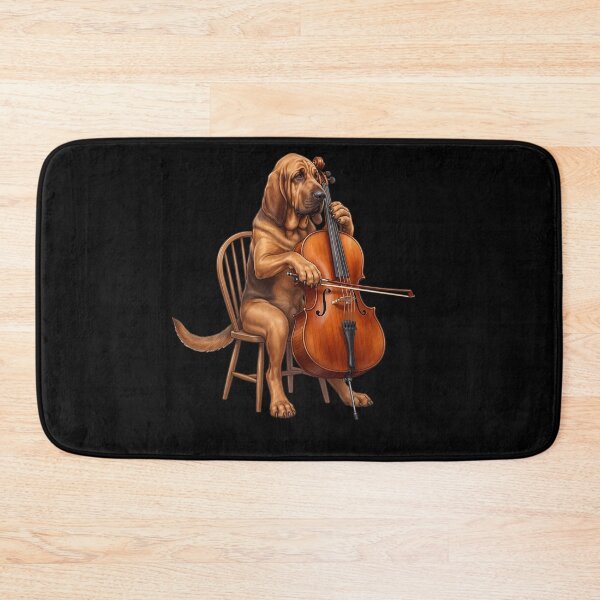 Item preview, Bloodhound Playing Cello Player Cellist Dog Lover designed and sold by TerryConnells.