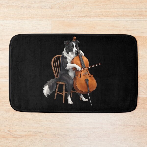Item preview, Border Collie Playing Cello Player Cellist Dog Lover designed and sold by TerryConnells.
