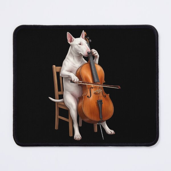 Item preview, Bull Terrier Playing Cello Player Cellist Dog Lover designed and sold by TerryConnells.