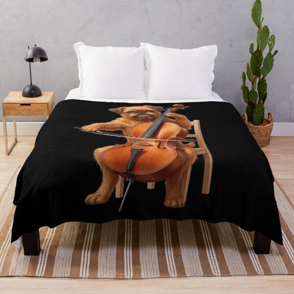 Item preview, Brussels Griffon Playing Cello Player Cellist Dog Lover designed and sold by TerryConnells.