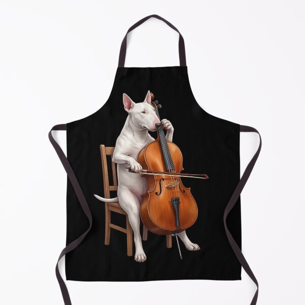 Item preview, Bull Terrier Playing Cello Player Cellist Dog Lover designed and sold by TerryConnells.