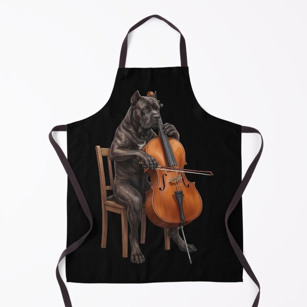 Item preview, Cane Corso Playing Cello Player Cellist Dog Lover designed and sold by TerryConnells.