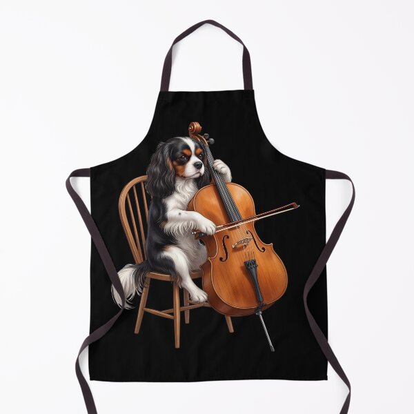 Item preview, Cavalier King Charles Spaniel Playing Cello Player Cellist Dog Lover designed and sold by TerryConnells.