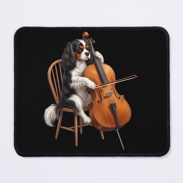 Item preview, Cavalier King Charles Spaniel Playing Cello Player Cellist Dog Lover designed and sold by TerryConnells.