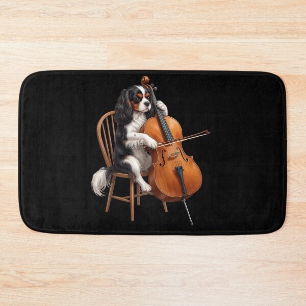 Item preview, Cavalier King Charles Spaniel Playing Cello Player Cellist Dog Lover designed and sold by TerryConnells.