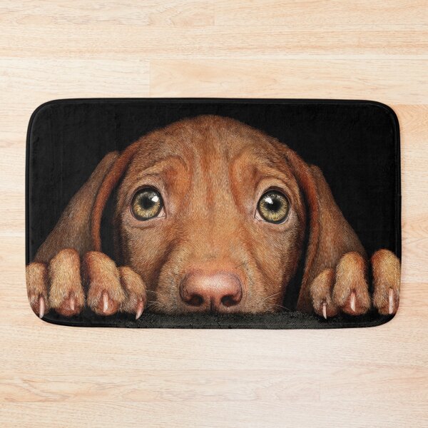 Item preview, Dog looks over a dark surface designed and sold by anytka.