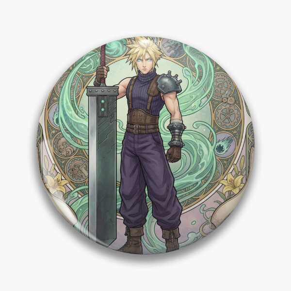 Item preview, Cloud Strife designed and sold by Solace Sparkles.
