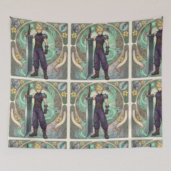 Item preview, Cloud Strife designed and sold by Solace Sparkles.