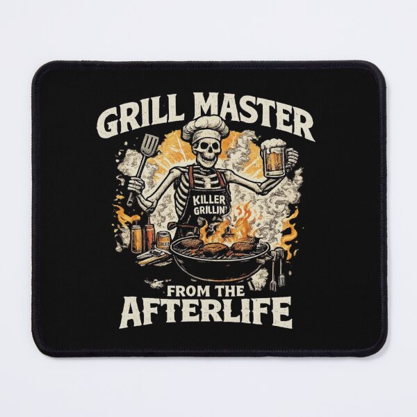 Item preview, Grill Master From The Afterlife – Skeleton BBQ Chef Funny Grilling Design designed and sold by HubCreates.