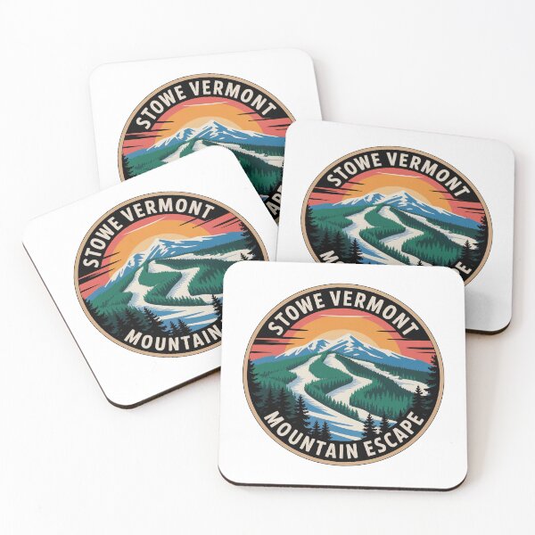 Item preview, Stowe Vermont Mountain Escape Sticker – Mount Mansfield Ski Resort Design designed and sold by pod24.
