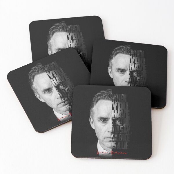 Item preview, Jordan Peterson Black and White Typography Portrait – Split Face Motivational Poster designed and sold by Enea Kelo.