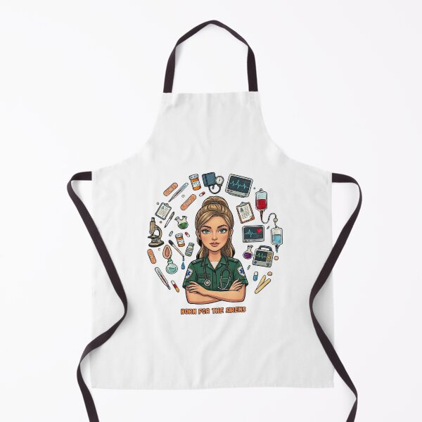 Item preview, Born for the sirens (paramedic) designed and sold by Nurse Eve.