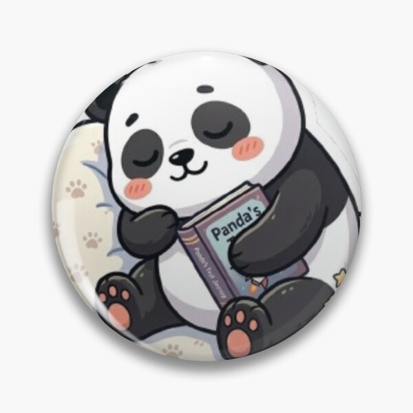 Item preview, Cute panda peacefully sleeping and relaxing. Perfect for panda lovers, introverts, and kawaii animal fans. Great for decorating laptops, notebooks, water bottles, and journals. designed and sold by sameunique.