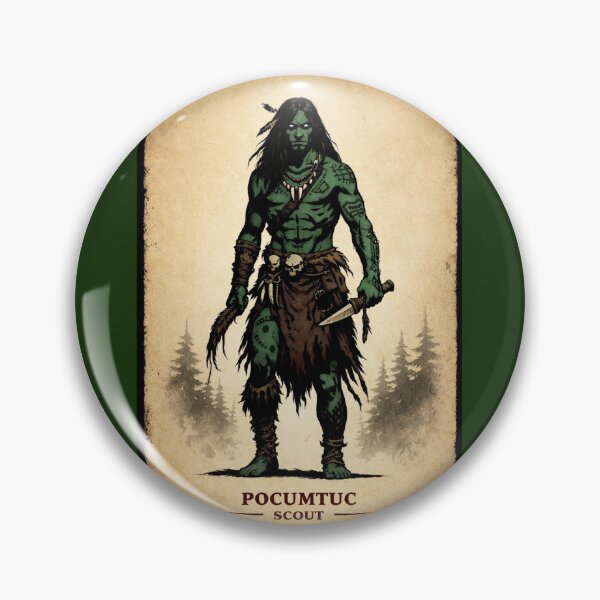 Item preview, Pocumtuc Scout – Tribal Forest scout Fantasy designed and sold by Beaurozier.