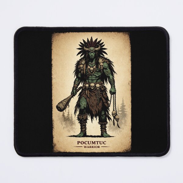 Item preview, Pocumtuc Warrior – Tribal Dark Fantasy Fighter designed and sold by Beaurozier.