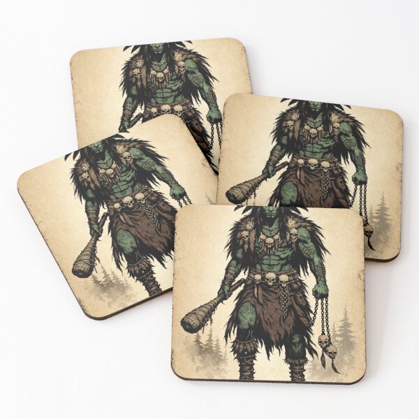 Item preview, Pocumtuc Warrior – Tribal Dark Fantasy Fighter designed and sold by Beaurozier.