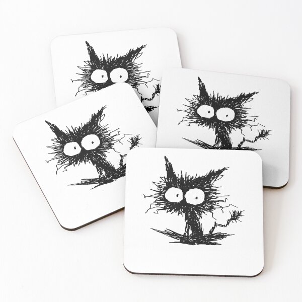 Item preview, Black Unkempt Kitten GabiGabi  designed and sold by AKCre8tive.