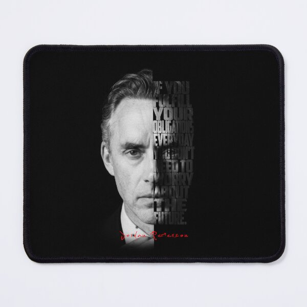 Item preview, Jordan Peterson Black and White Typography Portrait – Split Face Motivational Poster designed and sold by Enea Kelo.