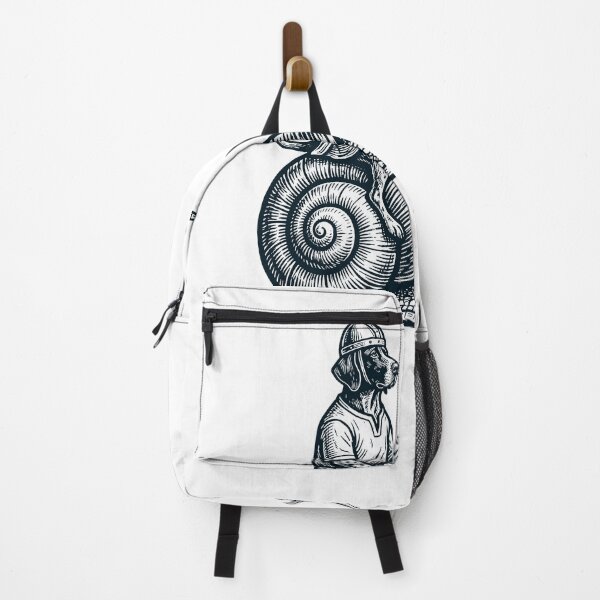 Item preview, Vinatge German Shorthaired Pointer Riding Snail Medieval Knight Dog Lover designed and sold by DoodleTortle.