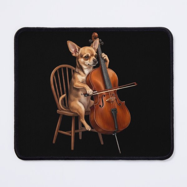 Item preview, Chihuahua Playing Cello Player Cellist Dog Lover designed and sold by TerryConnells.