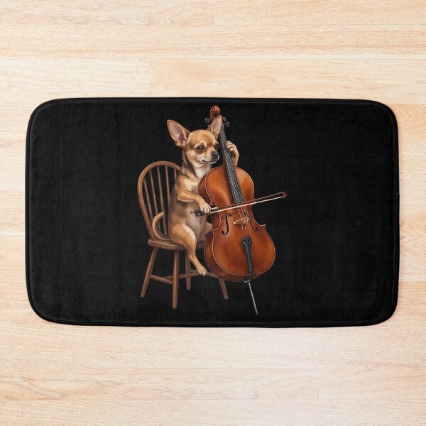 Item preview, Chihuahua Playing Cello Player Cellist Dog Lover designed and sold by TerryConnells.