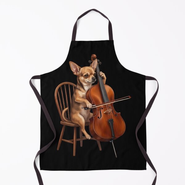 Item preview, Chihuahua Playing Cello Player Cellist Dog Lover designed and sold by TerryConnells.