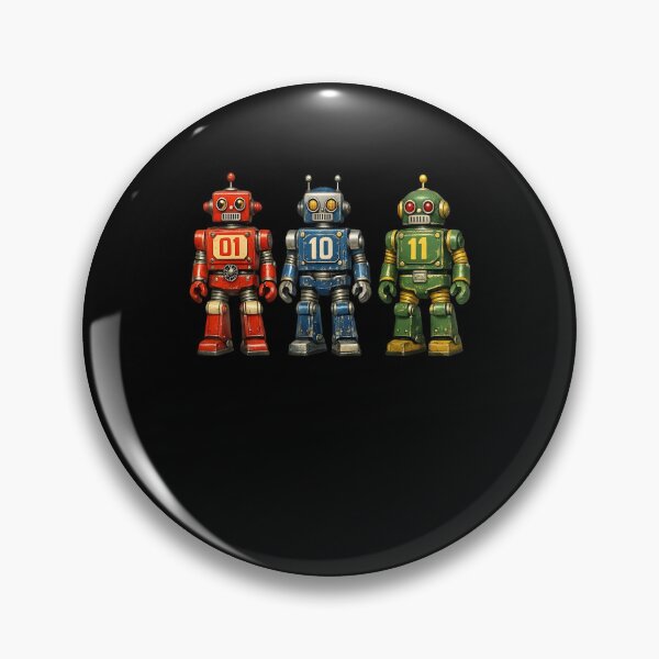 Item preview, 01 10 11 Robot Funny Binary Code Robots 01 10 11 Programmer designed and sold by RDGNR.