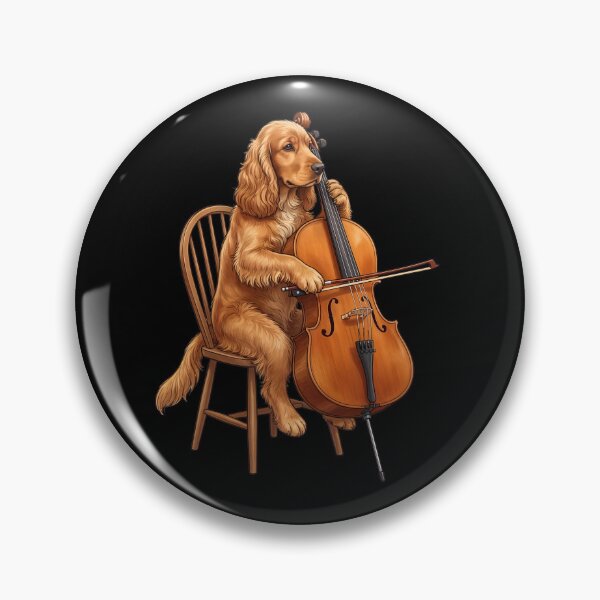 Item preview, Cocker Spaniel Playing Cello Player Cellist Dog Lover designed and sold by TerryConnells.
