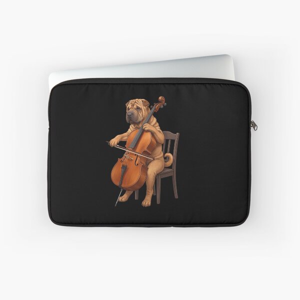 Item preview, Chinese Shar-Pei Playing Cello Player Cellist Dog Lover designed and sold by TerryConnells.