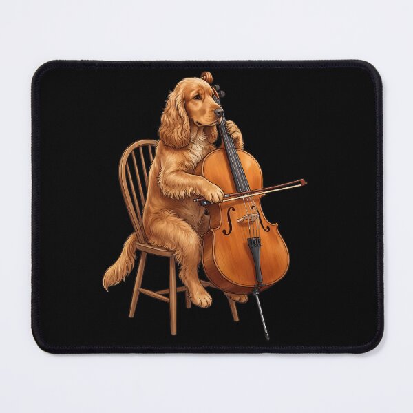 Item preview, Cocker Spaniel Playing Cello Player Cellist Dog Lover designed and sold by TerryConnells.
