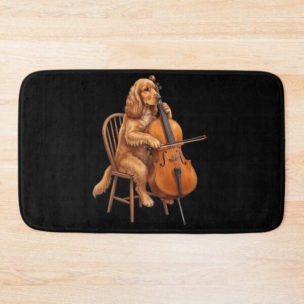 Item preview, Cocker Spaniel Playing Cello Player Cellist Dog Lover designed and sold by TerryConnells.