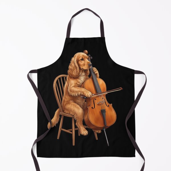 Item preview, Cocker Spaniel Playing Cello Player Cellist Dog Lover designed and sold by TerryConnells.