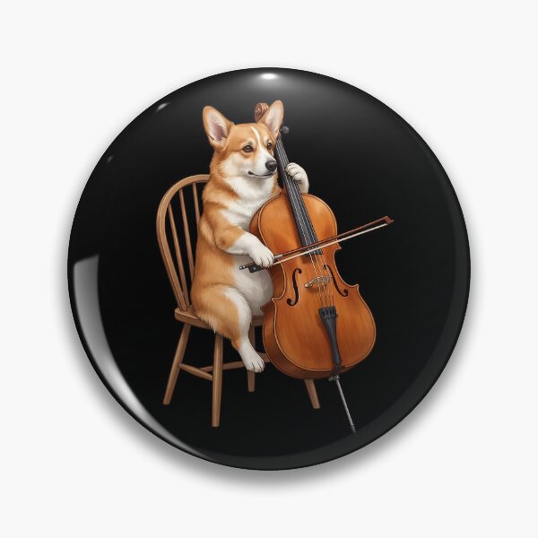 Item preview, Corgi Playing Cello Player Cellist Dog Lover designed and sold by TerryConnells.