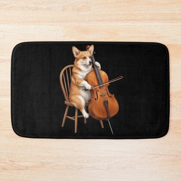 Item preview, Corgi Playing Cello Player Cellist Dog Lover designed and sold by TerryConnells.