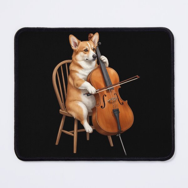 Item preview, Corgi Playing Cello Player Cellist Dog Lover designed and sold by TerryConnells.