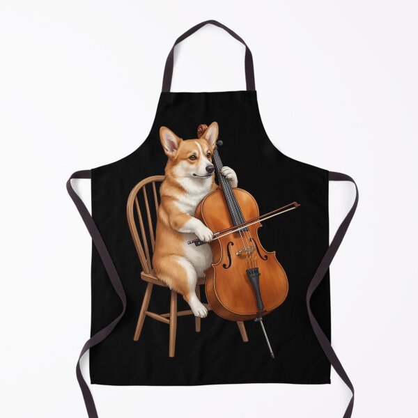 Item preview, Corgi Playing Cello Player Cellist Dog Lover designed and sold by TerryConnells.