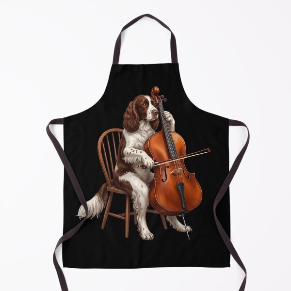Item preview, English Springer Spaniel Playing Cello Player Cellist Dog Lover designed and sold by TerryConnells.