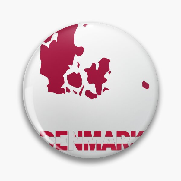 Item preview, Denmark Country Map Flag Typography Art designed and sold by Crevadstore .