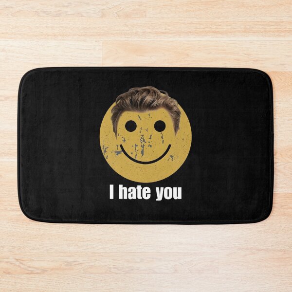 Item preview, Distressed Smiley I Hate You - Funny Harry Meme designed and sold by sapnaela.