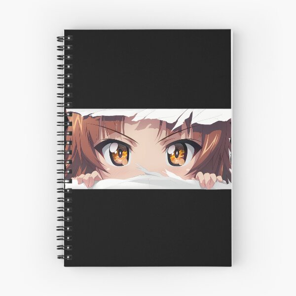 Item preview, Nishizumi Miho Girls Und Panzer Amber Eyes Peeker Torn Paper Close Up designed and sold by PMartistStudio.