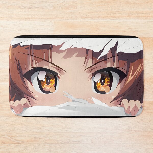 Item preview, Nishizumi Miho Girls Und Panzer Amber Eyes Peeker Torn Paper Close Up designed and sold by PMartistStudio.