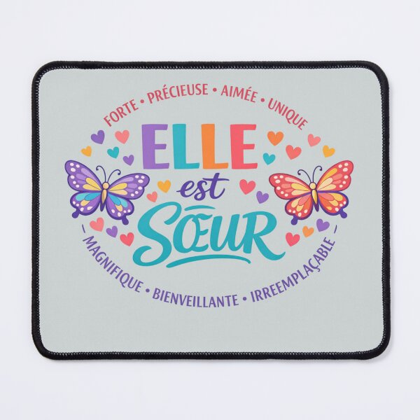 Item preview, T-shirt “ELLE est SŒUR” – Un message d’amour et de fierté ? designed and sold by NinaCreator.