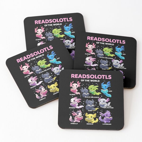 Item preview, Axolotl Kawaii Readsolotls Of the World Axolotl Animals Lover designed and sold by RDGNR.