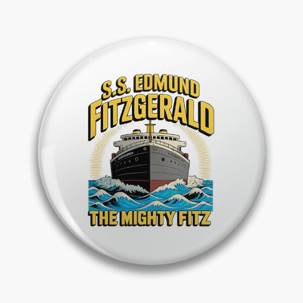 Item preview, mighty fitz lake superior freighter legend artwork designed and sold by ArtDesignTp.